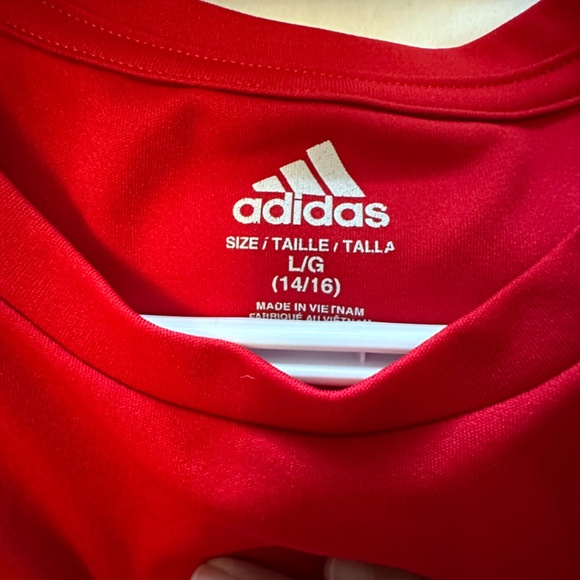 Boys Adidas Active Wear T Shirt - Picture 5 of 6